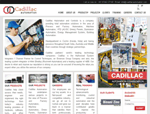 Tablet Screenshot of cadillacautomation.com